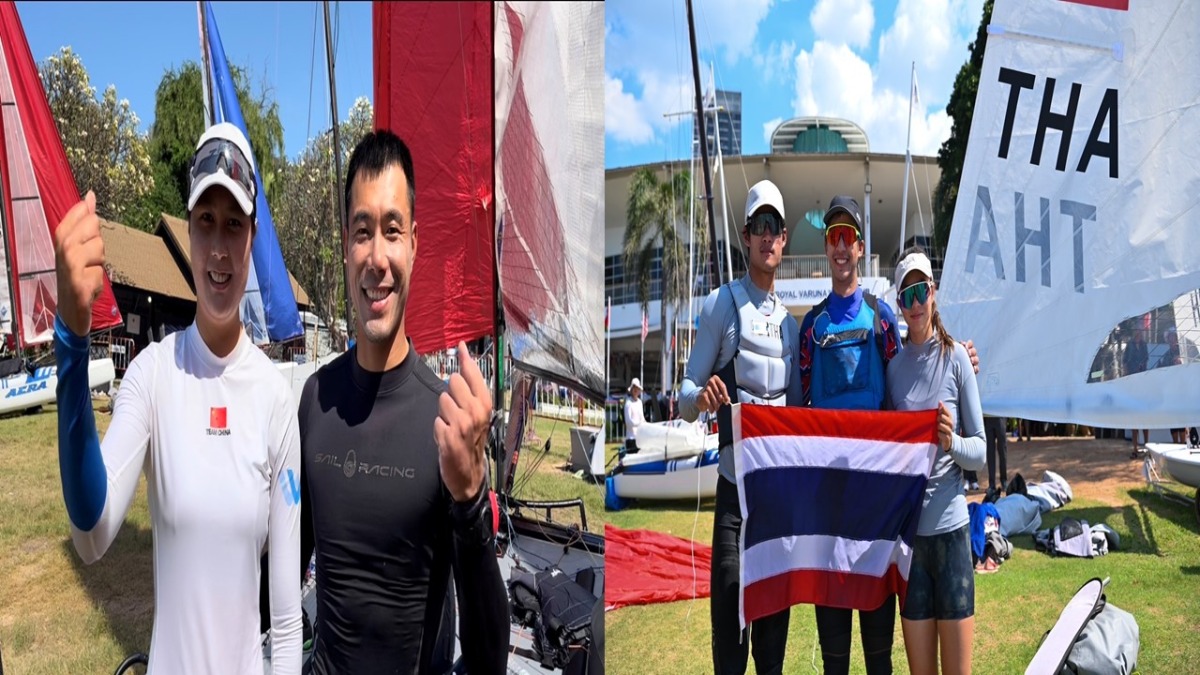 CHINESE AND THAIS SCORE TICKETS TO PARIS 2024 AT ASIAN SAILING