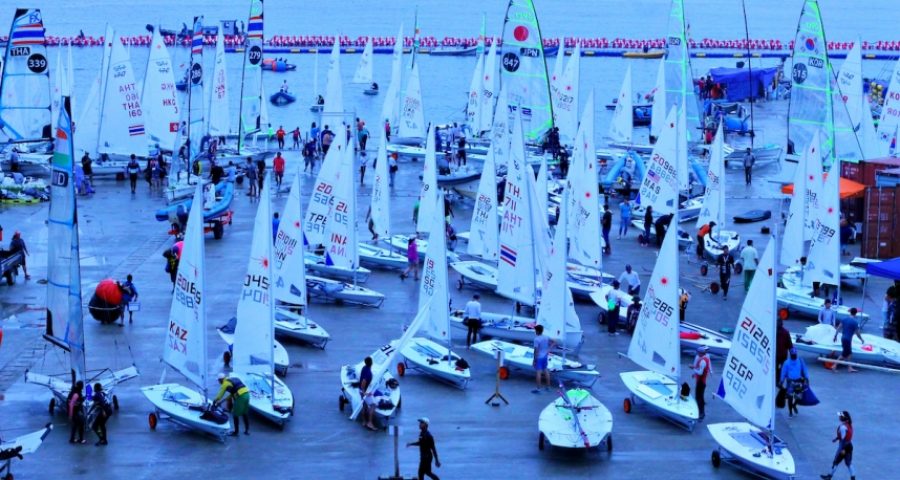 Asian Sailing Championships 2018 Day # 5 – No Racing As No Wind Stops Play