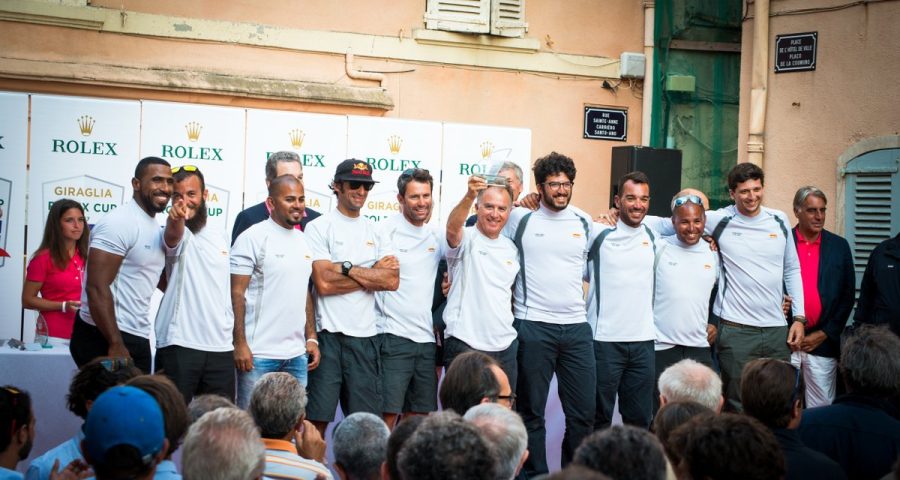 Oman Sail Yachtsmen Celebrate Winning Classic 2017 Giraglia Rolex Cup Race