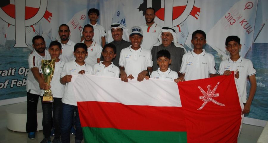Oman Sail Youth Sailors Make Their Mark at Kuwait Optimist Championship